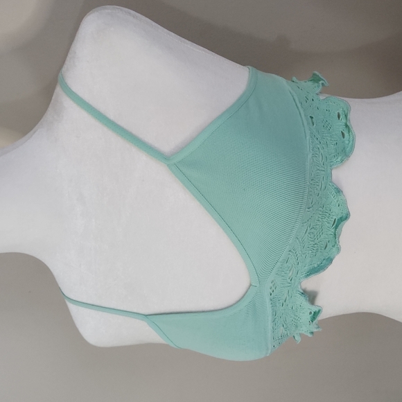 Nwot Free People Intimately Crochet Trim Triangle Bralette - Picture 2 of 6